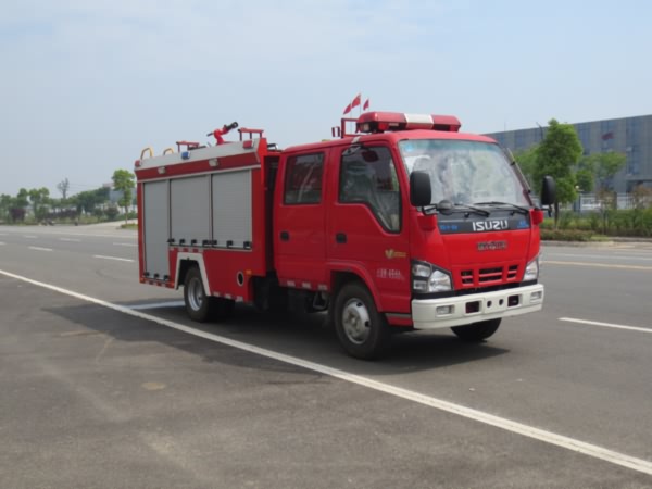 Qingling 2T water tank fire truck (National 5)