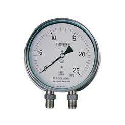 Stainless steel differential pressure gauge