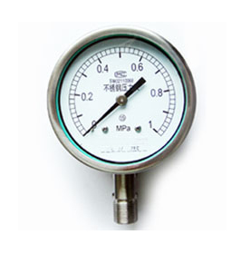 Pressure gauges with stainless steel diaphragm