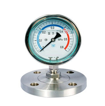 Sanitary diaphragm pressure gauge