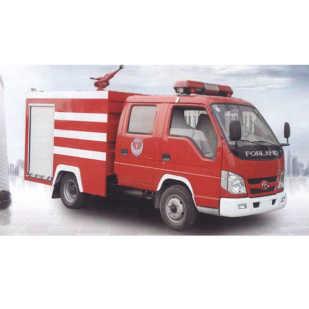 Futian Sairui 2T water tank fire truck